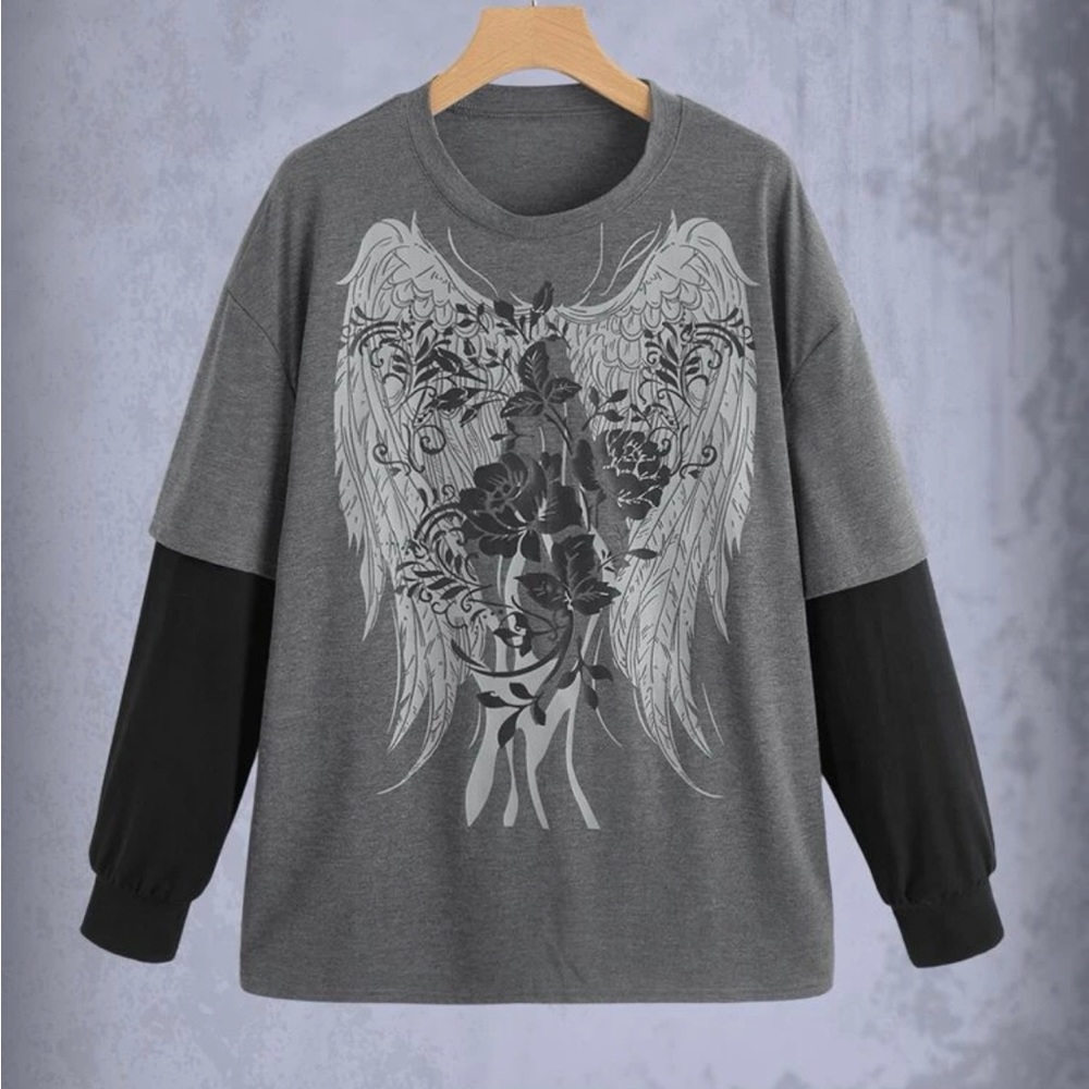 Goth Graphic Print Tee